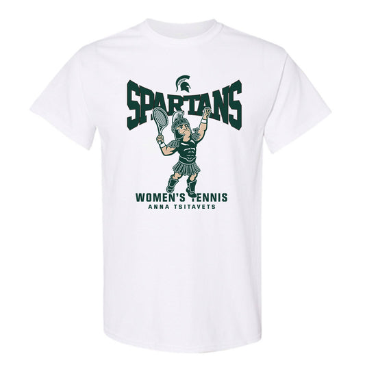 Michigan State - NCAA Women's Tennis : Anna Tsitavets - Fashion Shersey T-Shirt-0