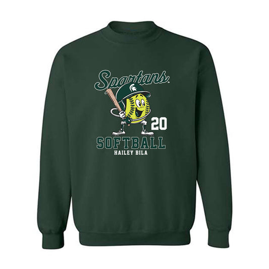 Michigan State - NCAA Softball : Hailey Bila - Crewneck Sweatshirt-0