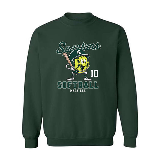 Michigan State - NCAA Softball : Macy Lee - Crewneck Sweatshirt-0