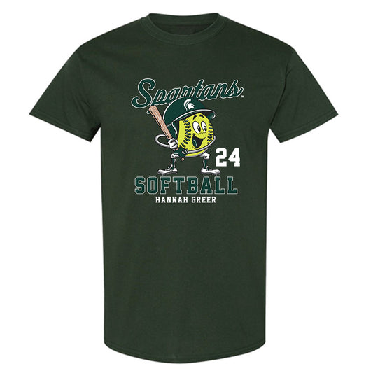 Michigan State - NCAA Softball : Hannah Greer - T-Shirt