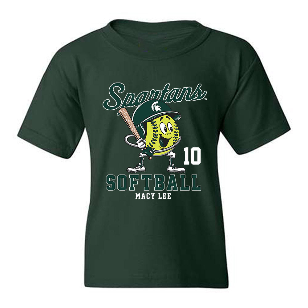 Michigan State - NCAA Softball : Macy Lee - Youth T-Shirt-0