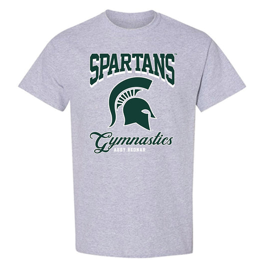 Michigan State - NCAA Women's Gymnastics : Abby Bednar - Fashion Shersey T-Shirt-0