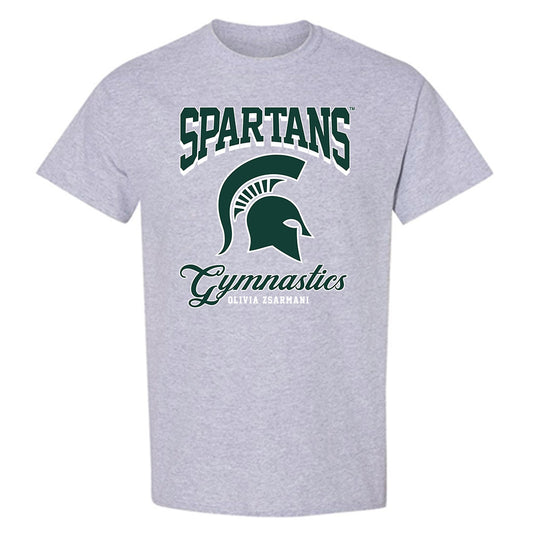 Michigan State - NCAA Women's Gymnastics : Olivia Zsarmani - Fashion Shersey T-Shirt-0