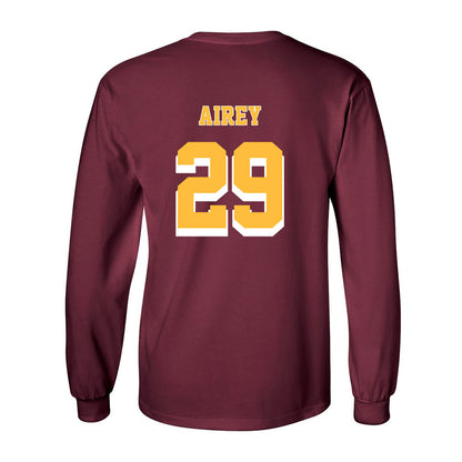 Minnesota - NCAA Men's Ice Hockey : Nathan Airey - Replica Shersey Long Sleeve T-Shirt-1