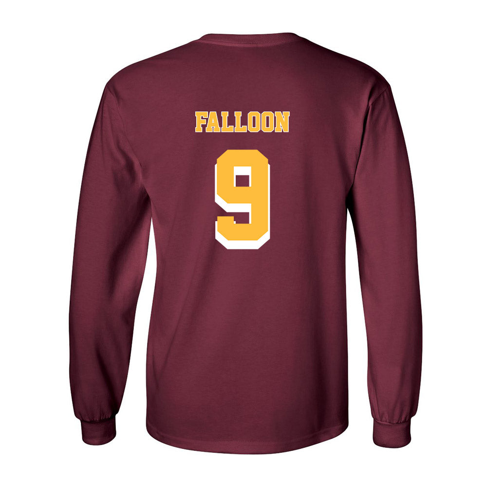 Minnesota - NCAA Men's Ice Hockey : August Falloon - Replica Shersey Long Sleeve T-Shirt-1
