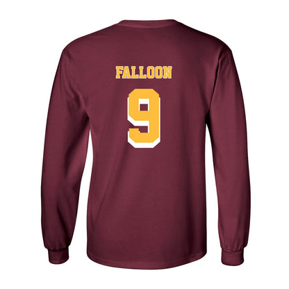 Minnesota - NCAA Men's Ice Hockey : August Falloon - Replica Shersey Long Sleeve T-Shirt-1