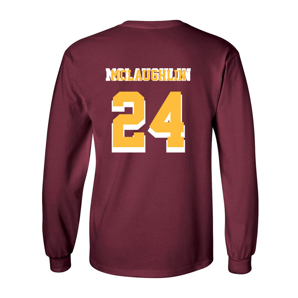 Minnesota - NCAA Men's Ice Hockey : Finn McLaughlin - Replica Shersey Long Sleeve T-Shirt-1