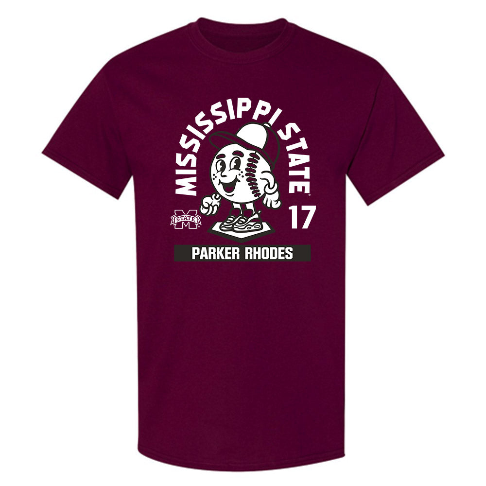 Mississippi State - NCAA Baseball : Parker Rhodes - T-Shirt-0