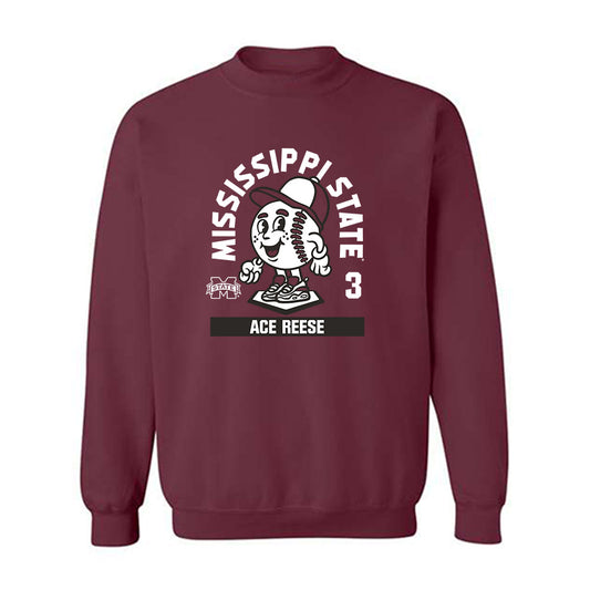 Mississippi State - NCAA Baseball : Ace Reese - Crewneck Sweatshirt-0