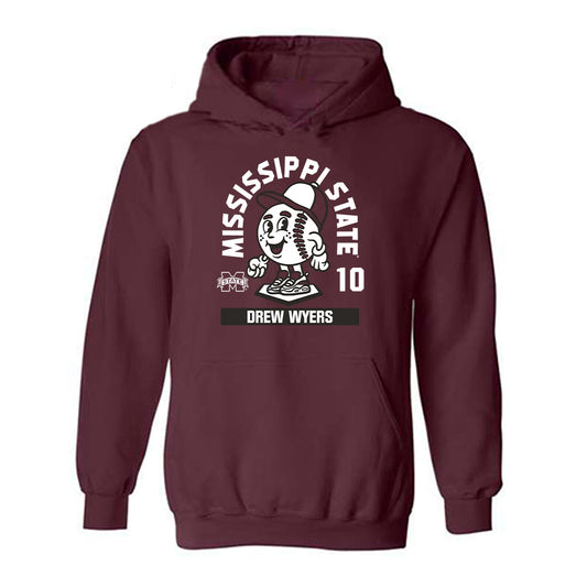 Mississippi State - NCAA Baseball : Drew Wyers - Hooded Sweatshirt-0