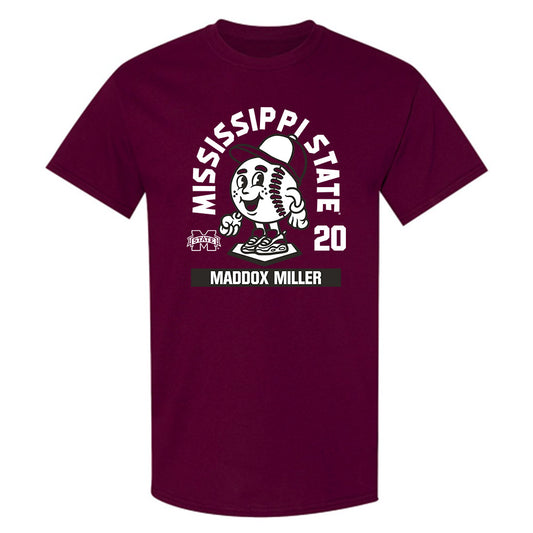 Mississippi State - NCAA Baseball : Maddox Miller - T-Shirt-0