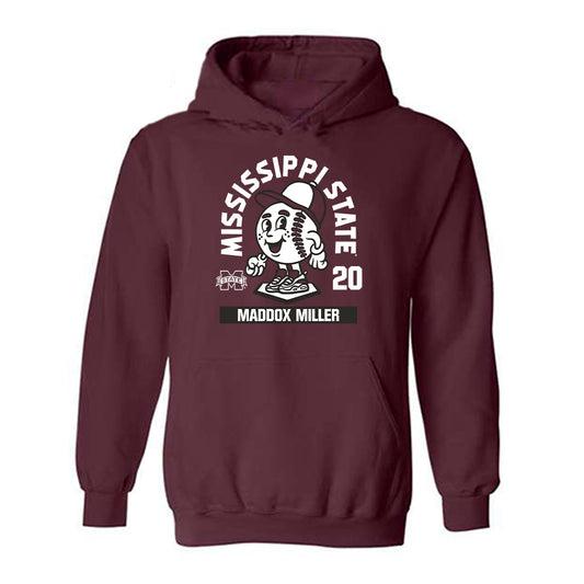 Mississippi State - NCAA Baseball : Maddox Miller - Hooded Sweatshirt-0