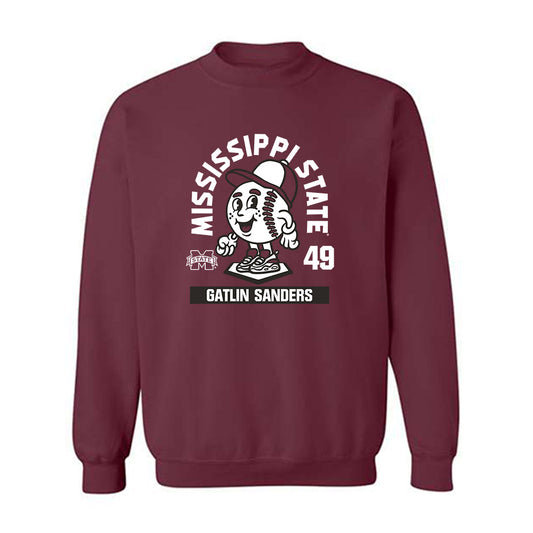 Mississippi State - NCAA Baseball : Gatlin Sanders - Crewneck Sweatshirt-0