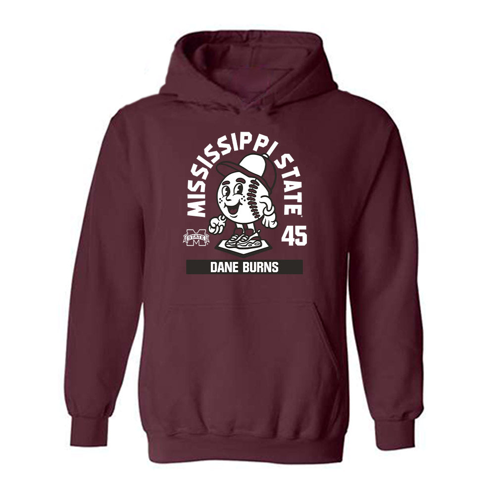 Mississippi State - NCAA Baseball : Dane Burns - Hooded Sweatshirt-0