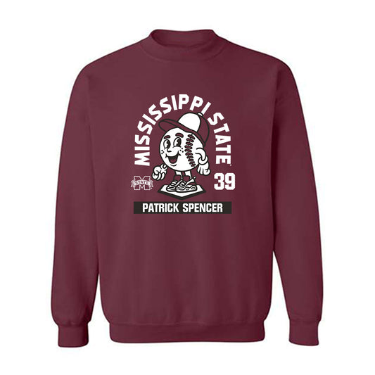Mississippi State - NCAA Baseball : Patrick Spencer - Crewneck Sweatshirt-0