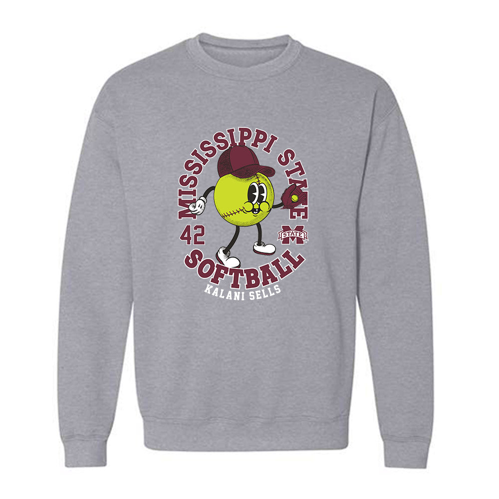 Mississippi State - NCAA Softball : kalani sells - Fashion Shersey Crewneck Sweatshirt-0