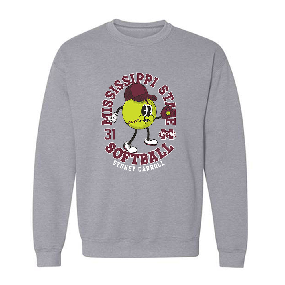 Mississippi State - NCAA Softball : Sydney Carroll - Fashion Shersey Crewneck Sweatshirt-0