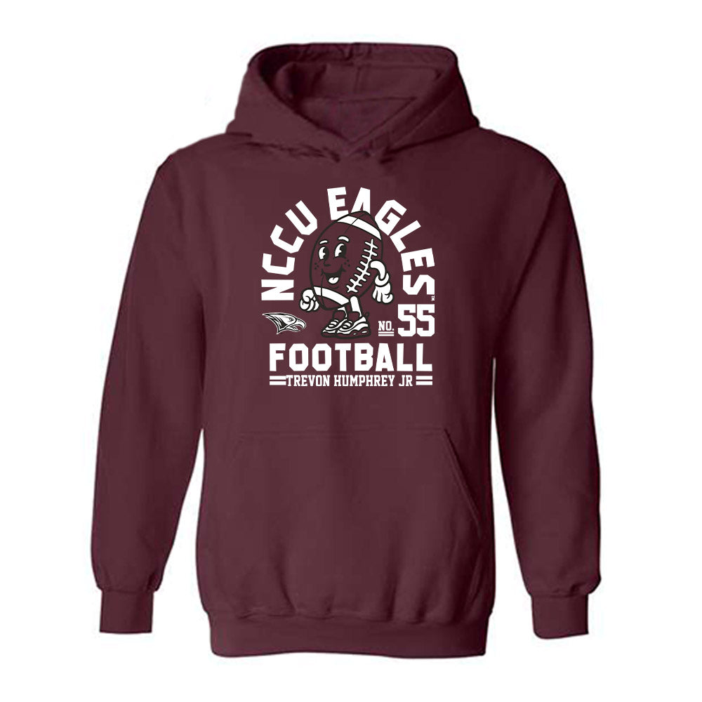 NCCU - NCAA Football : Trevon Humphrey Jr - Fashion Shersey Hooded Sweatshirt