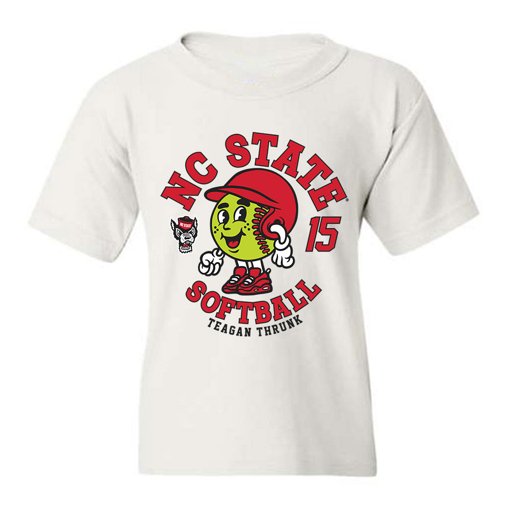 NC State - NCAA Softball : Teagan Thrunk - Fashion Shersey Youth T-Shirt