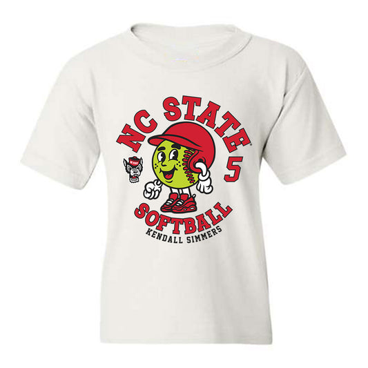 NC State - NCAA Softball : Kendall Simmers - Fashion Shersey Youth T-Shirt