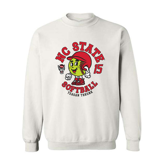 NC State - NCAA Softball : Teagan Thrunk - Fashion Shersey Crewneck Sweatshirt