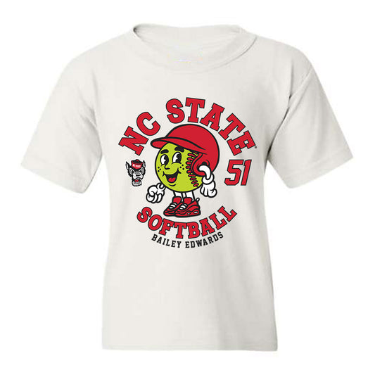 NC State - NCAA Softball : Bailey Edwards - Youth T-Shirt Fashion Shersey
