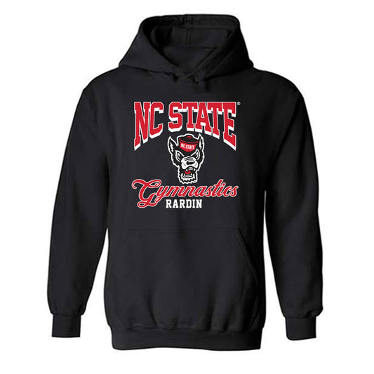 NC State - NCAA Women's Gymnastics : Autumn Rardin - Fashion Shersey Hooded Sweatshirt-0