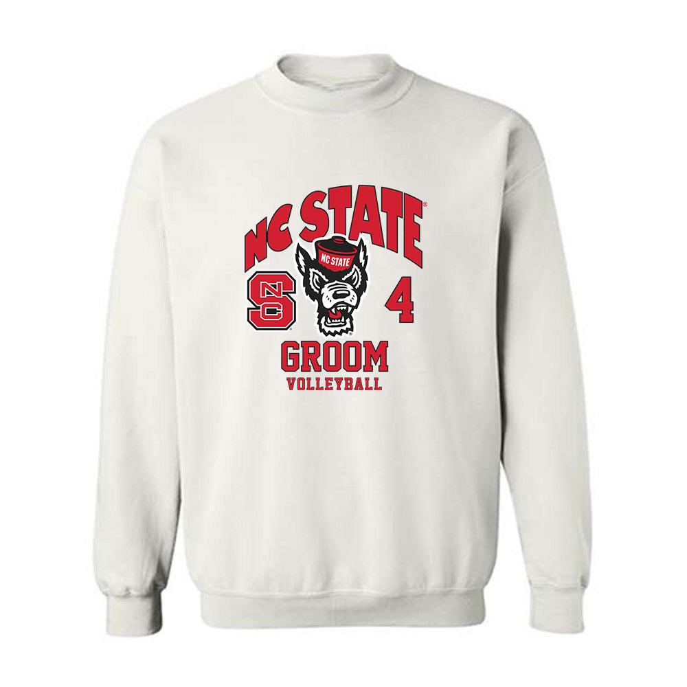 NC State - NCAA Women's Volleyball : Sophia Groom - Fashion Shersey Crewneck Sweatshirt