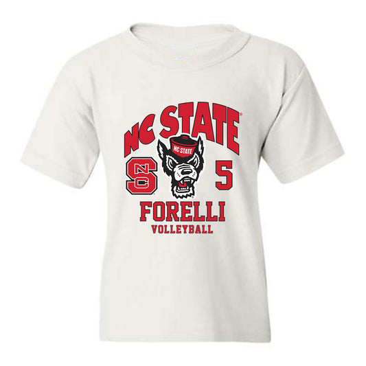 NC State - NCAA Women's Volleyball : Alyssa Forelli - Fashion Shersey Youth T-Shirt
