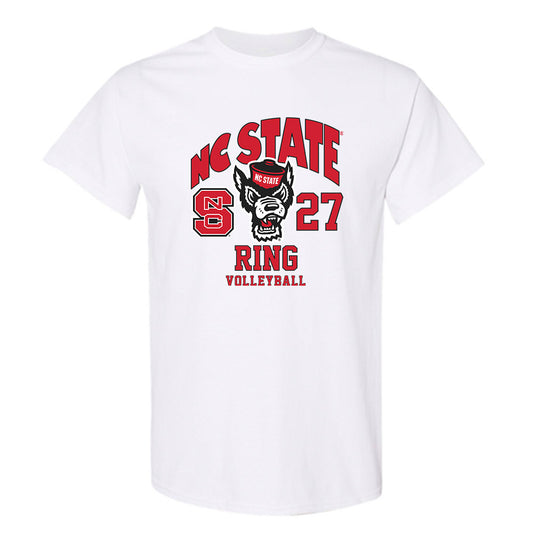 NC State - NCAA Women's Volleyball : Rebecca Ring - Fashion Shersey T-Shirt-0