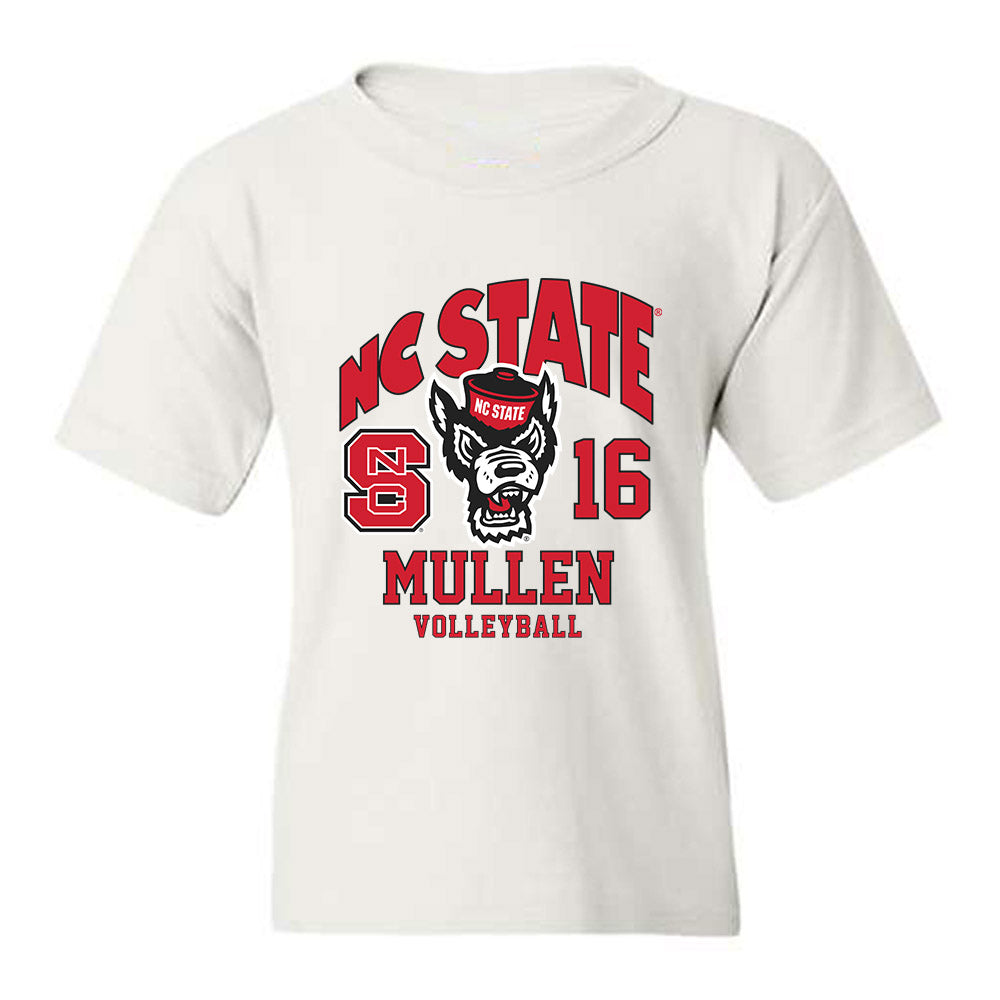 NC State - NCAA Women's Volleyball : Ashley Mullen - Fashion Shersey Youth T-Shirt-0
