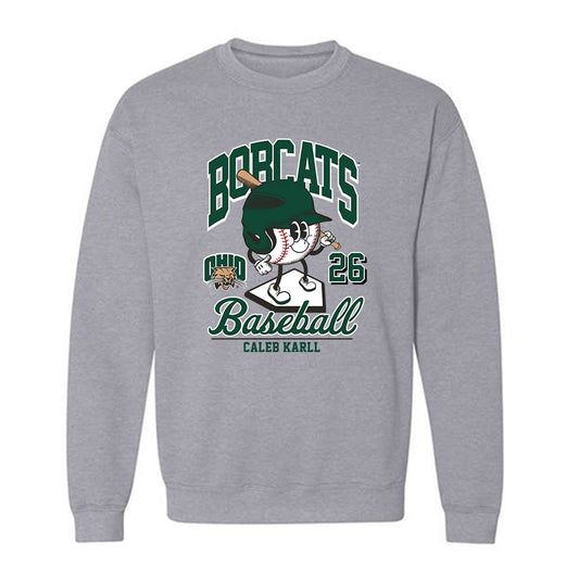 Ohio - NCAA Baseball : Caleb Karll - Fashion Shersey Crewneck Sweatshirt-0