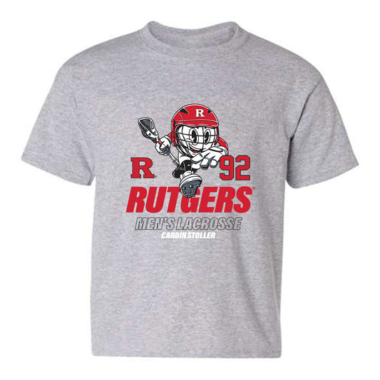 Rutgers - NCAA Men's Lacrosse : Cardin Stoller - Youth T-Shirt Fashion Shersey