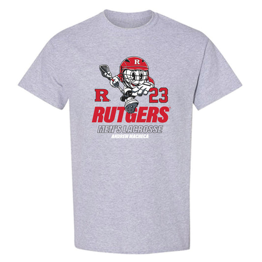 Rutgers - NCAA Men's Lacrosse : Andrew Macheca - T-Shirt Fashion Shersey