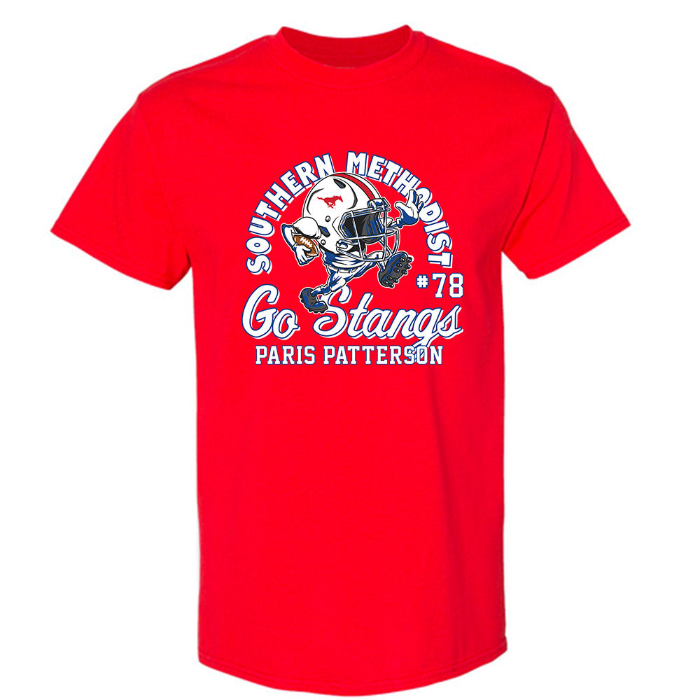 SMU - NCAA Football : Paris Patterson - Fashion Shersey T-Shirt-0