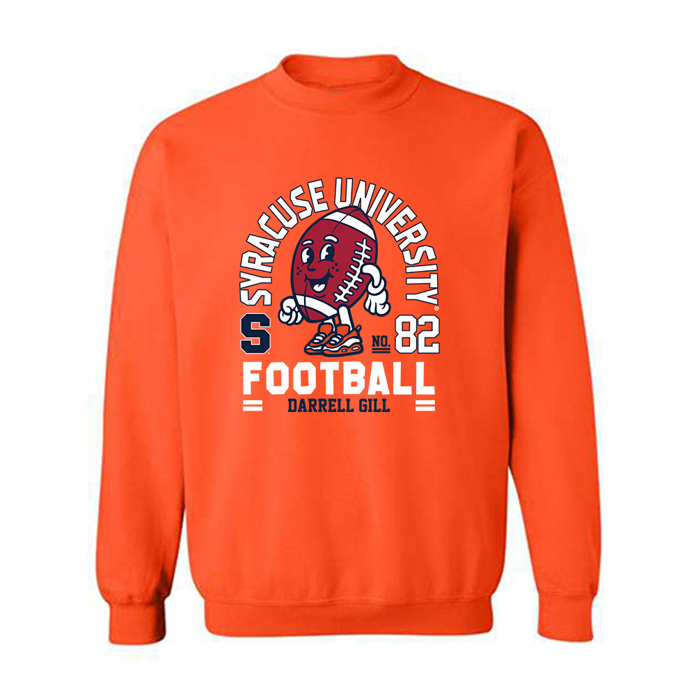 Syracuse - NCAA Football : Darrell Gill - Fashion Shersey Crewneck Sweatshirt