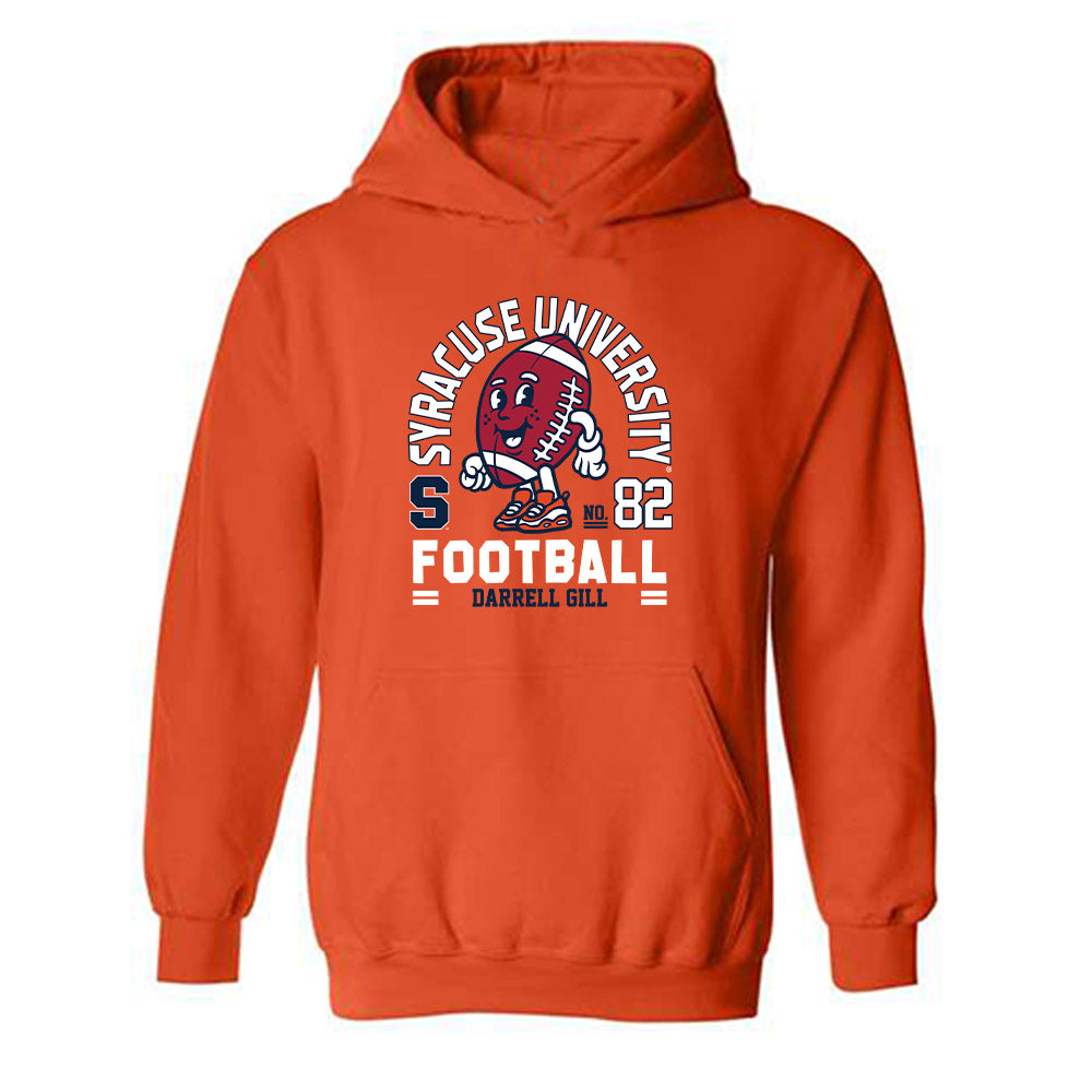 Syracuse - NCAA Football : Darrell Gill - Fashion Shersey Hooded Sweatshirt