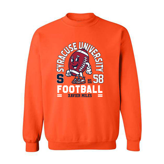 Syracuse - NCAA Football : Xavier Miles - Fashion Shersey Crewneck Sweatshirt