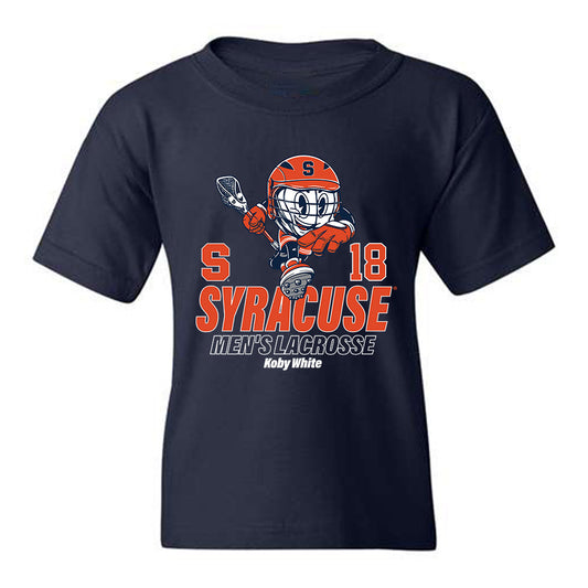 Syracuse - NCAA Men's Lacrosse : Koby White - Fashion Shersey Youth T-Shirt