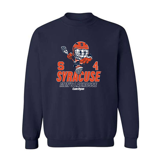 Syracuse - NCAA Men's Lacrosse : Cam Ryan - Fashion Shersey Crewneck Sweatshirt