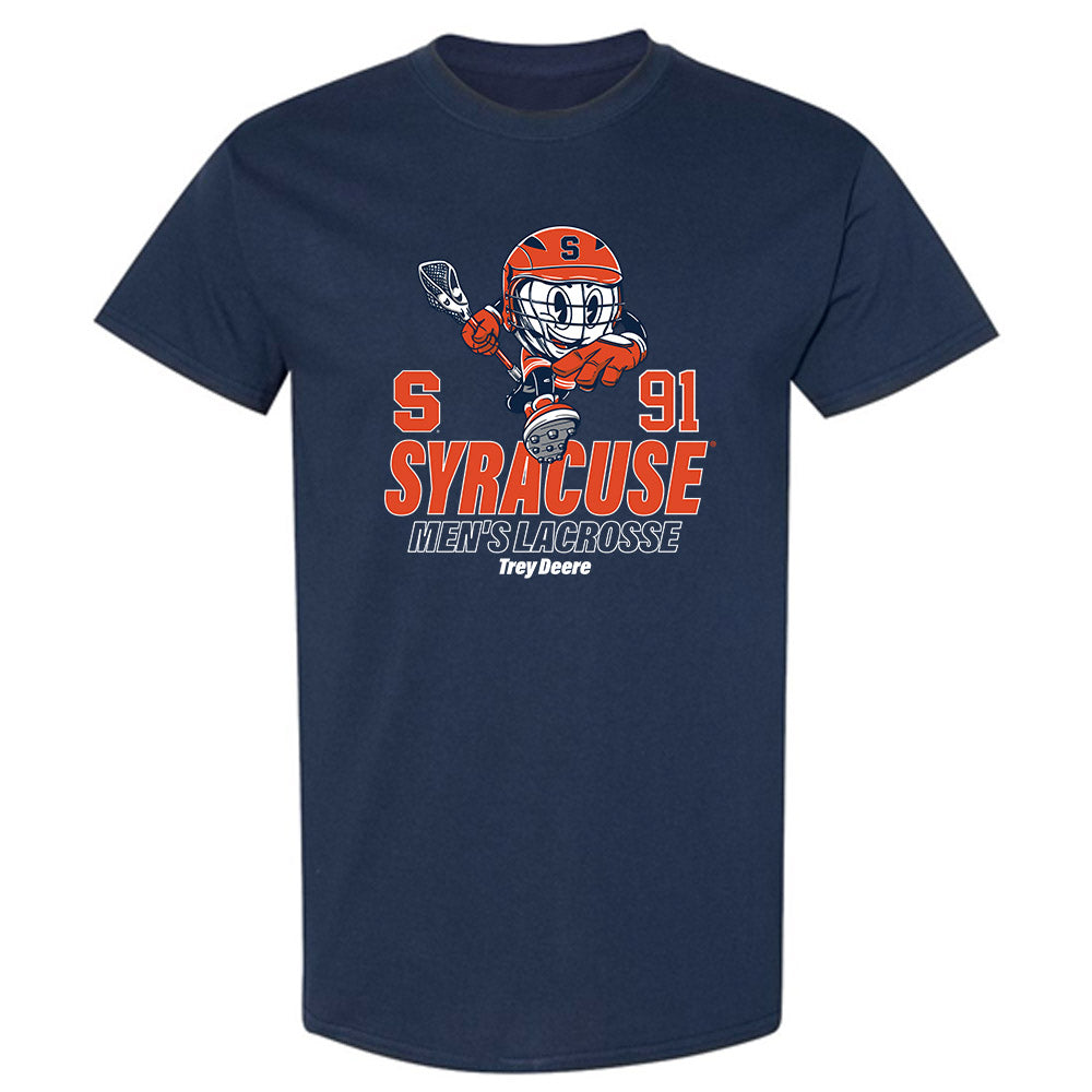 Syracuse - NCAA Men's Lacrosse : Trey Deere - Fashion Shersey T-Shirt-0