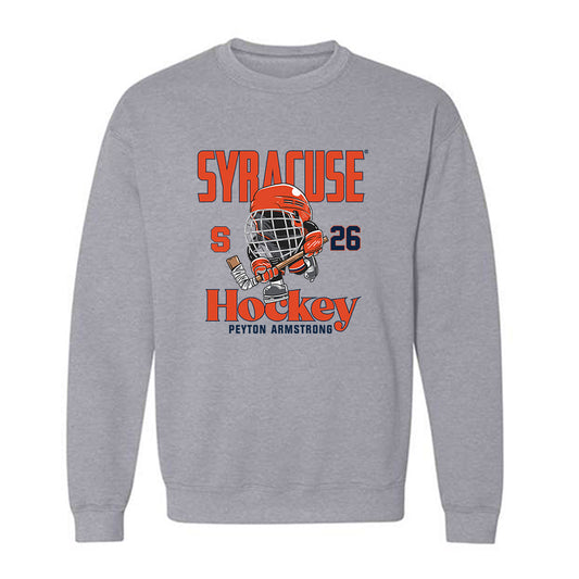Syracuse - NCAA Women's Ice Hockey : Peyton Armstrong - Fashion Shersey Crewneck Sweatshirt-0