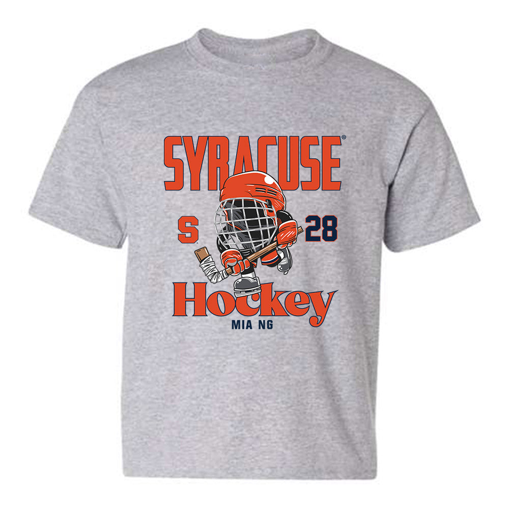 Syracuse - NCAA Women's Ice Hockey : Mia Ng - Fashion Shersey Youth T-Shirt