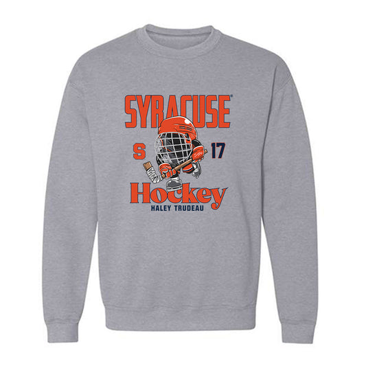 Syracuse - NCAA Women's Ice Hockey : Haley Trudeau - Fashion Shersey Crewneck Sweatshirt-0