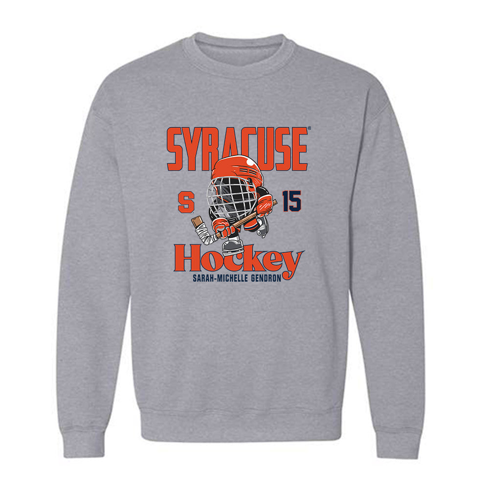 Syracuse - NCAA Women's Ice Hockey : Sarah-Michelle Gendron - Fashion Shersey Crewneck Sweatshirt