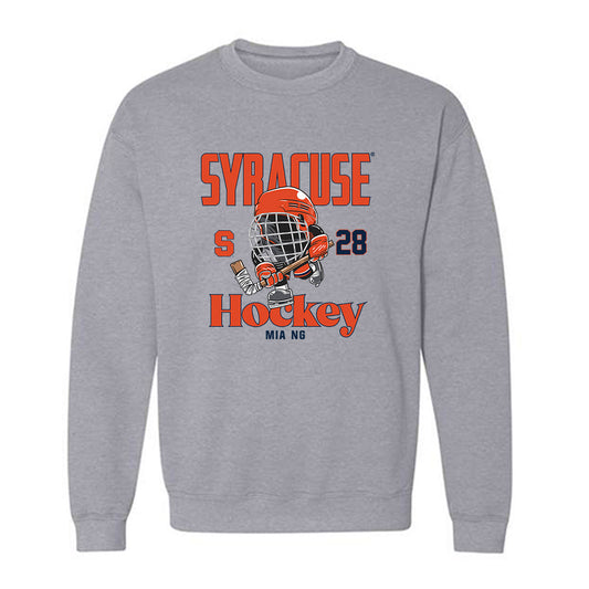 Syracuse - NCAA Women's Ice Hockey : Mia Ng - Fashion Shersey Crewneck Sweatshirt