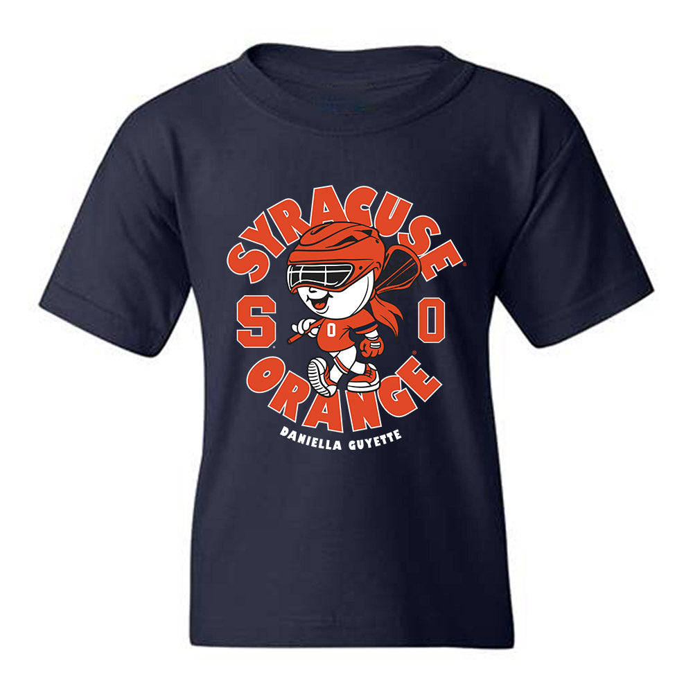 Syracuse - NCAA Women's Lacrosse : Daniella Guyette - Fashion Shersey Youth T-Shirt-0
