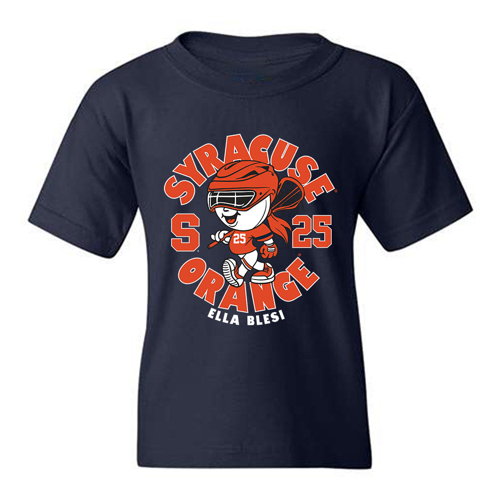Syracuse - NCAA Women's Lacrosse : Ella Blesi - Fashion Shersey Youth T-Shirt-0