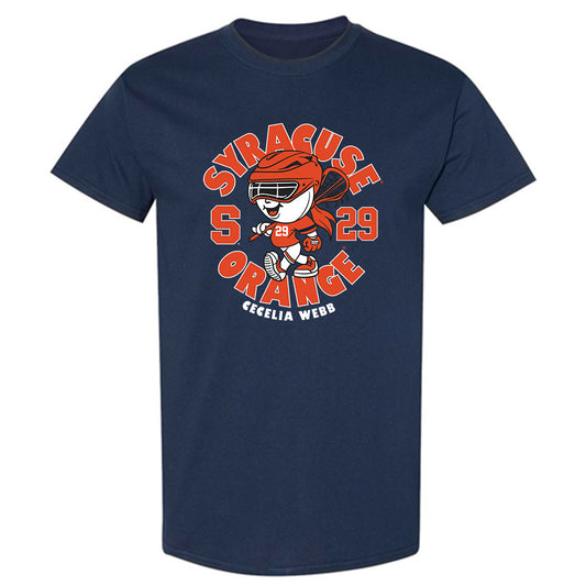 Syracuse - NCAA Women's Lacrosse : Cecelia Webb - Fashion Shersey T-Shirt-0