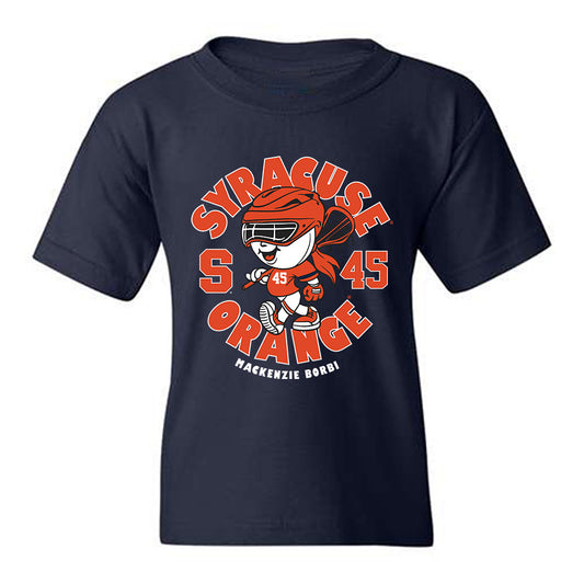 Syracuse - NCAA Women's Lacrosse : Mackenzie Borbi - Fashion Shersey Youth T-Shirt-0